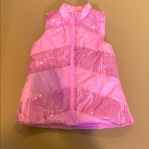 Pink Sparkly Vest